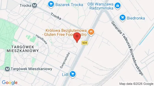 Apartments for rent i Warszawa Wawer - kort over placeringen