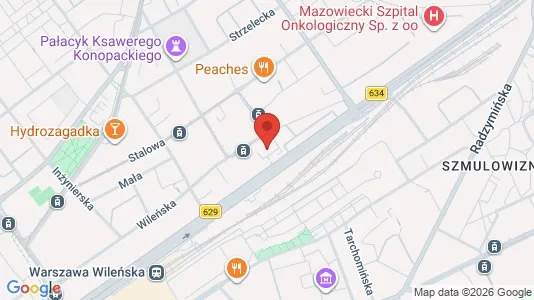 Rooms for rent i Warszawa Wawer - kort over placeringen