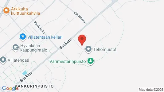 Apartments for rent i Hyvinkää - kort over placeringen