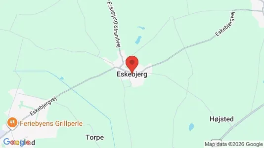 Apartments for rent i Eskebjerg - kort over placeringen
