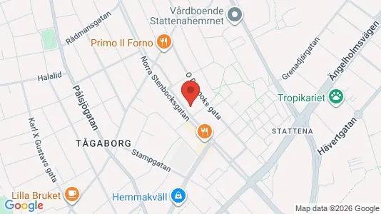 Apartments for rent i Helsingborg - kort over placeringen