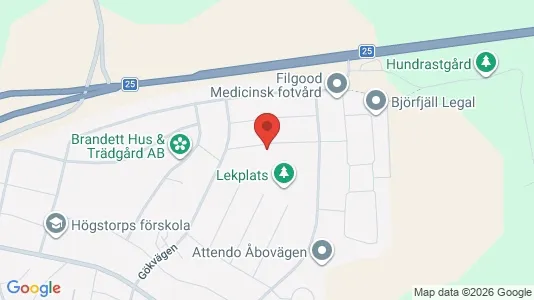 Apartments for rent i Växjö - kort over placeringen