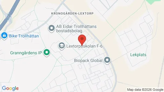Apartments for rent i Trollhättan - kort over placeringen
