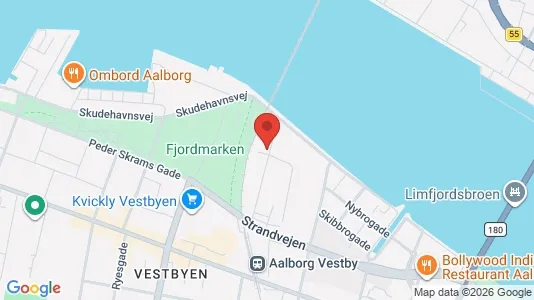 Apartments for rent i Aalborg Center - kort over placeringen