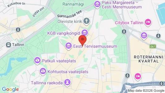 Apartments for rent i Tallinn Kesklinna - kort over placeringen