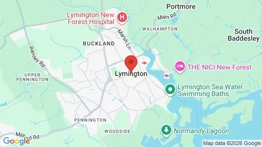 Apartments for rent i Lymington - Hampshire - kort over placeringen