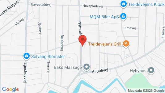 Apartments for rent i Fredericia - kort over placeringen