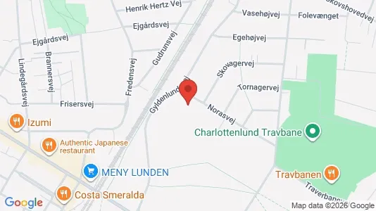 Apartments for rent i Charlottenlund - kort over placeringen