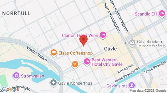 Apartments for rent i Gävle - kort over placeringen