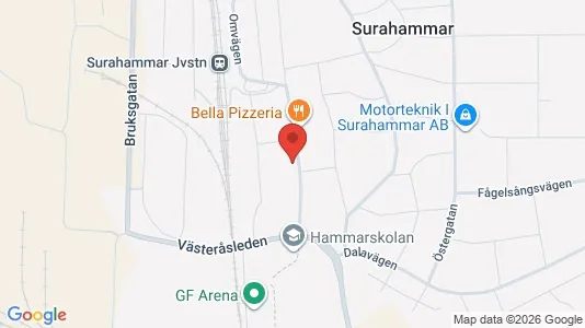 Apartments for rent i Surahammar - kort over placeringen