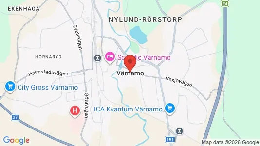 Houses for rent i Värnamo - kort over placeringen
