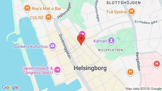 Apartments for rent i Helsingborg - kort over placeringen