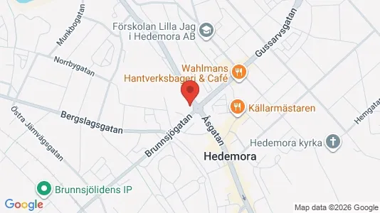 Apartments for rent i Hedemora - kort over placeringen