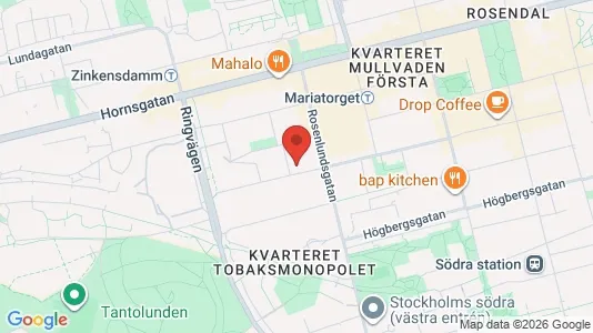 Apartments for rent i Södermalm - kort over placeringen