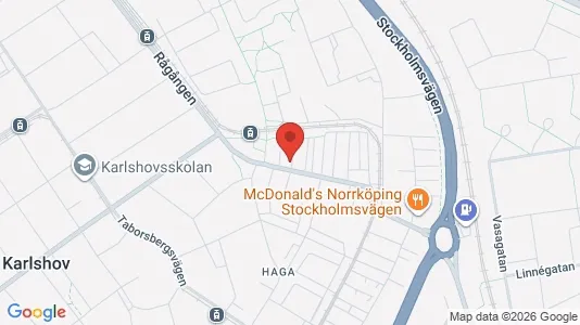 Apartments for rent i Norrköping - kort over placeringen
