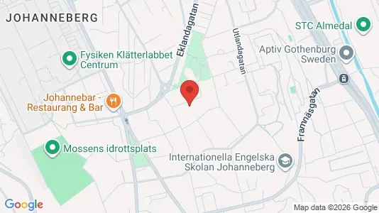 Apartments for rent i Johanneberg - kort over placeringen