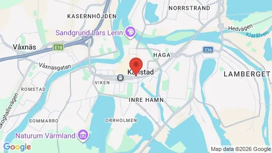 Apartments for rent i Karlstad - kort over placeringen