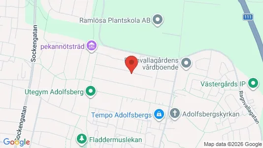 Apartments for rent i Helsingborg - kort over placeringen