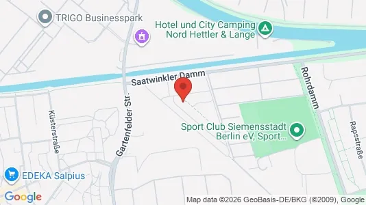 Apartments for rent i Berlin Spandau - kort over placeringen