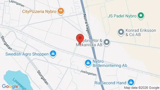 Apartments for rent i Nybro - kort over placeringen