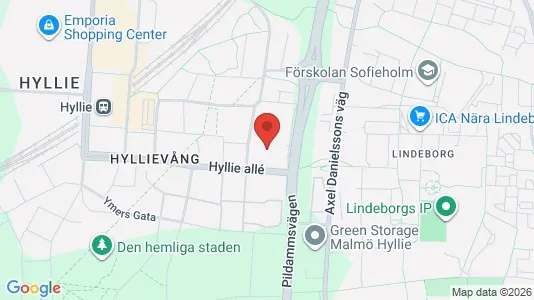 Apartments for rent i Hyllie - kort over placeringen