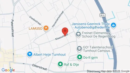 Apartments for rent i Turnhout - kort over placeringen