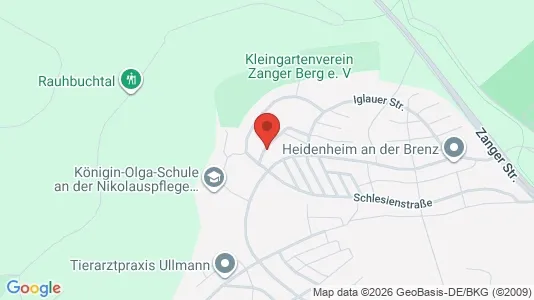 Apartments for rent i Heidenheim - kort over placeringen