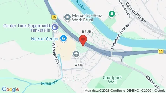 Apartments for rent i Esslingen - kort over placeringen