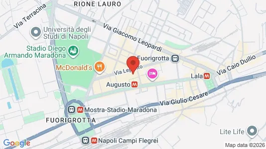 Apartments for rent i Napoli Municipalità 10 - kort over placeringen