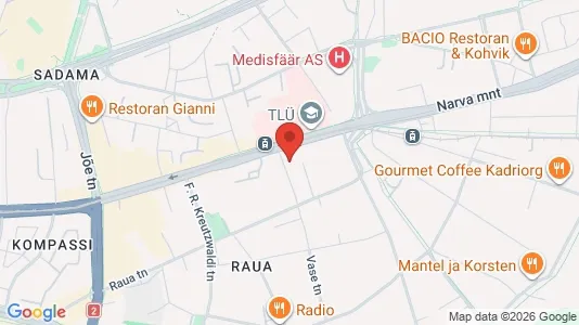Apartments for rent i Tallinn Kesklinna - kort over placeringen
