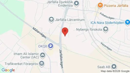 Apartments for rent i Järfälla - kort over placeringen