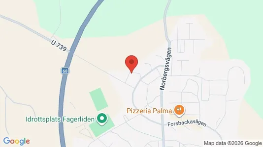 Apartments for rent i Fagersta - kort over placeringen