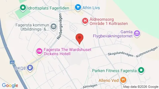 Apartments for rent i Fagersta - kort over placeringen