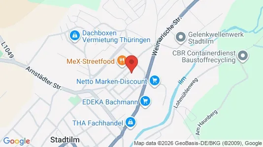 Apartments for rent i Ilm-Kreis - kort over placeringen