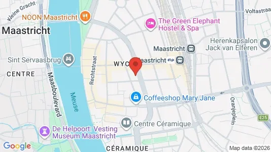 Apartments for rent i Maastricht - kort over placeringen
