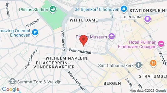 Apartments for rent i Eindhoven - kort over placeringen