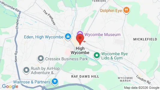 Houses for rent i High Wycombe - Buckinghamshire - kort over placeringen