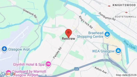 Apartments for rent i Renfrew - Renfrewshire - kort over placeringen