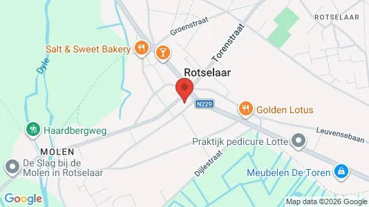 Apartments for rent i Rotselaar - kort over placeringen
