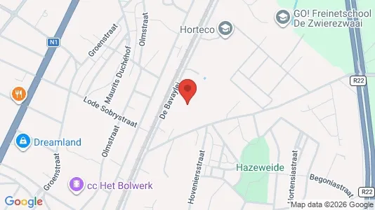 Apartments for rent i Vilvoorde - kort over placeringen