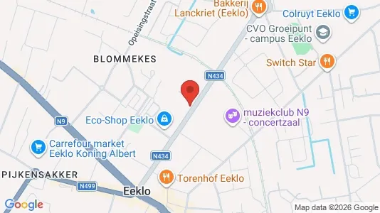 Apartments for rent i Eeklo - kort over placeringen