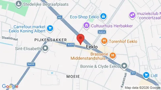 Apartments for rent i Eeklo - kort over placeringen
