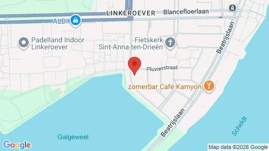 Apartments for rent i Stad Antwerp - kort over placeringen
