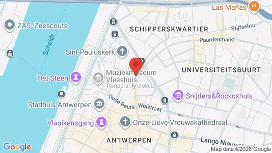 Apartments for rent i Stad Antwerp - kort over placeringen