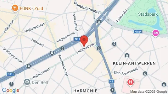 Apartments for rent i Stad Antwerp - kort over placeringen