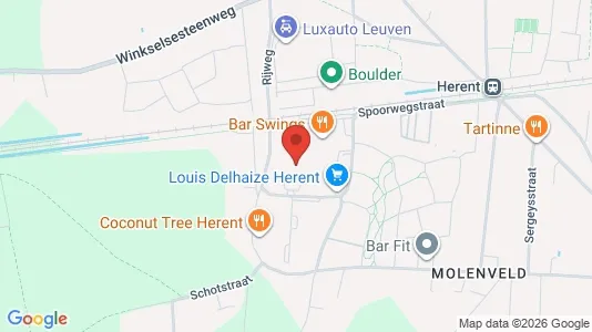 Apartments for rent i Herent - kort over placeringen