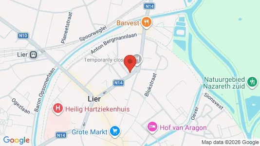 Apartments for rent i Lier - kort over placeringen