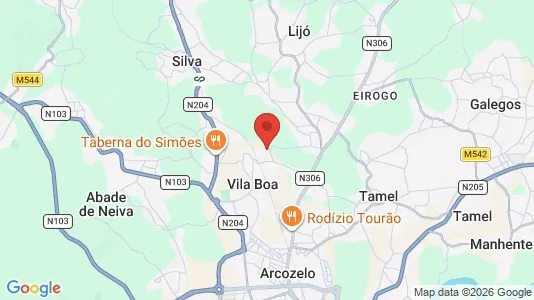 Houses for rent i Barcelos - kort over placeringen