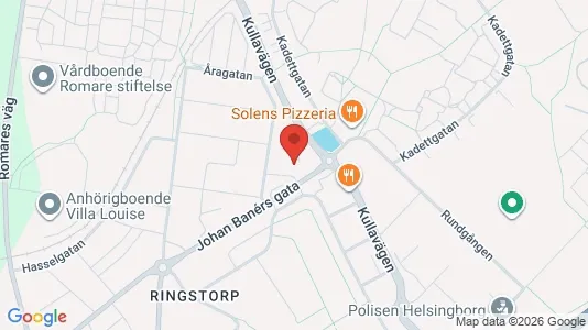 Apartments for rent i Helsingborg - kort over placeringen