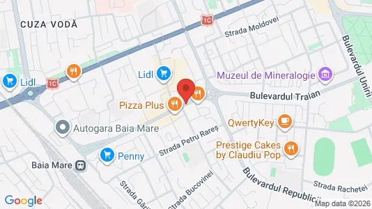 Apartments for rent i Baia Mare - kort over placeringen